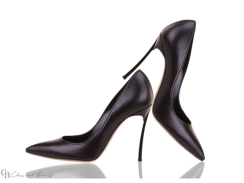 Elegant black heels exuding quiet luxury.